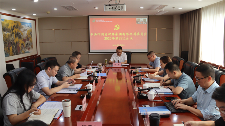 集團(tuán)公司召開2025年第35次黨委（擴(kuò)大）會(huì)議